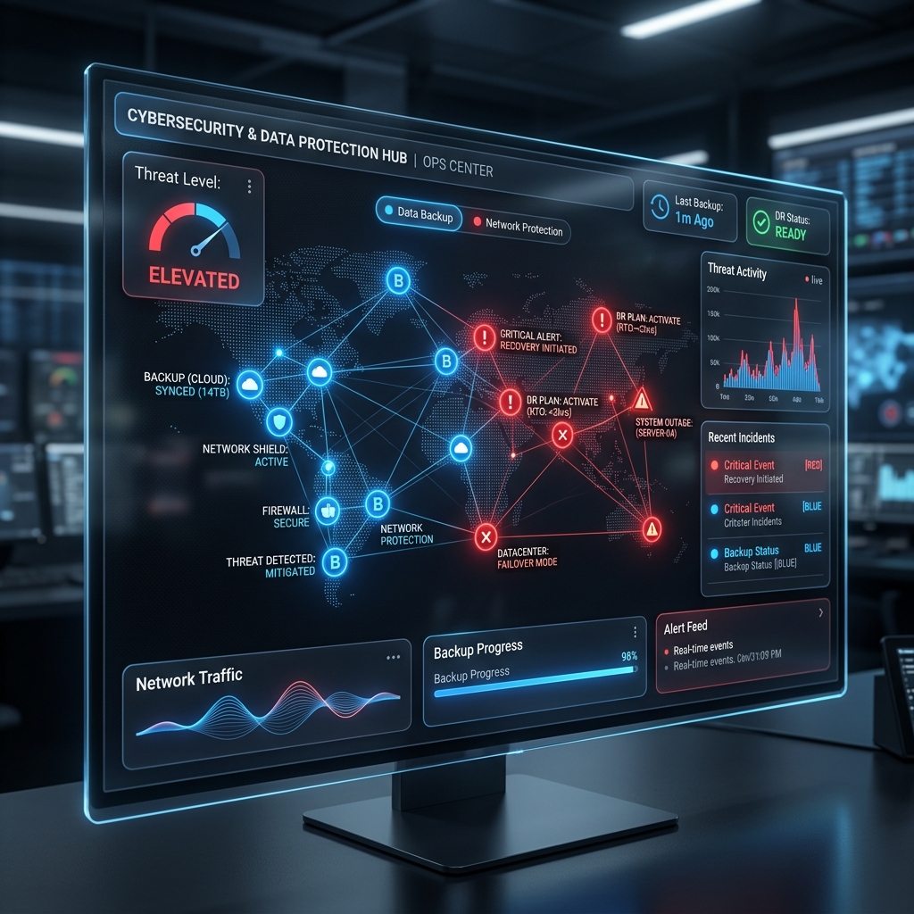 Acronis Cyber Protection Dashboard
